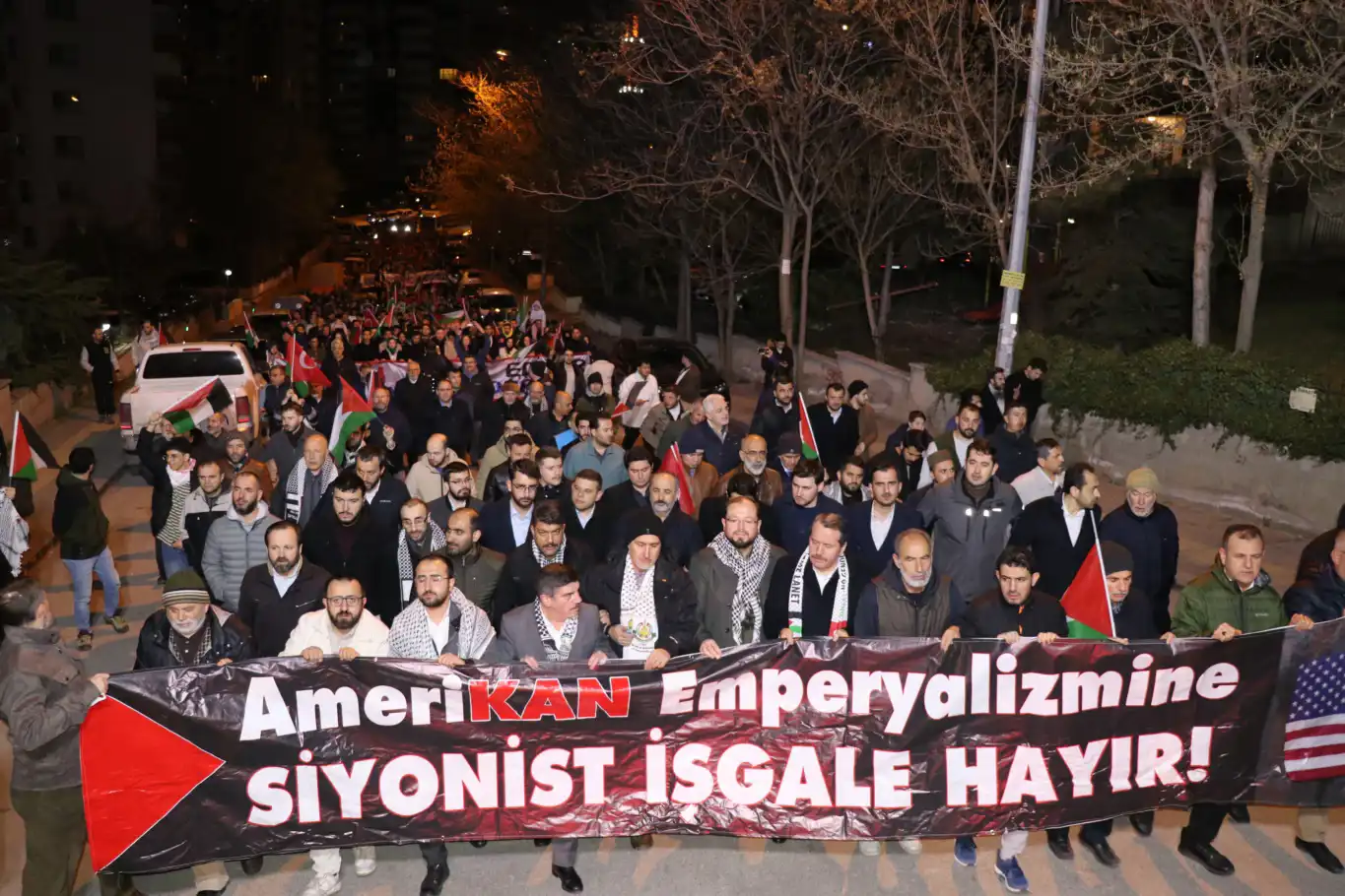 Ankara'da Gazze protestosu: Terörist israili durdurmanın yegâne yolu güçtür