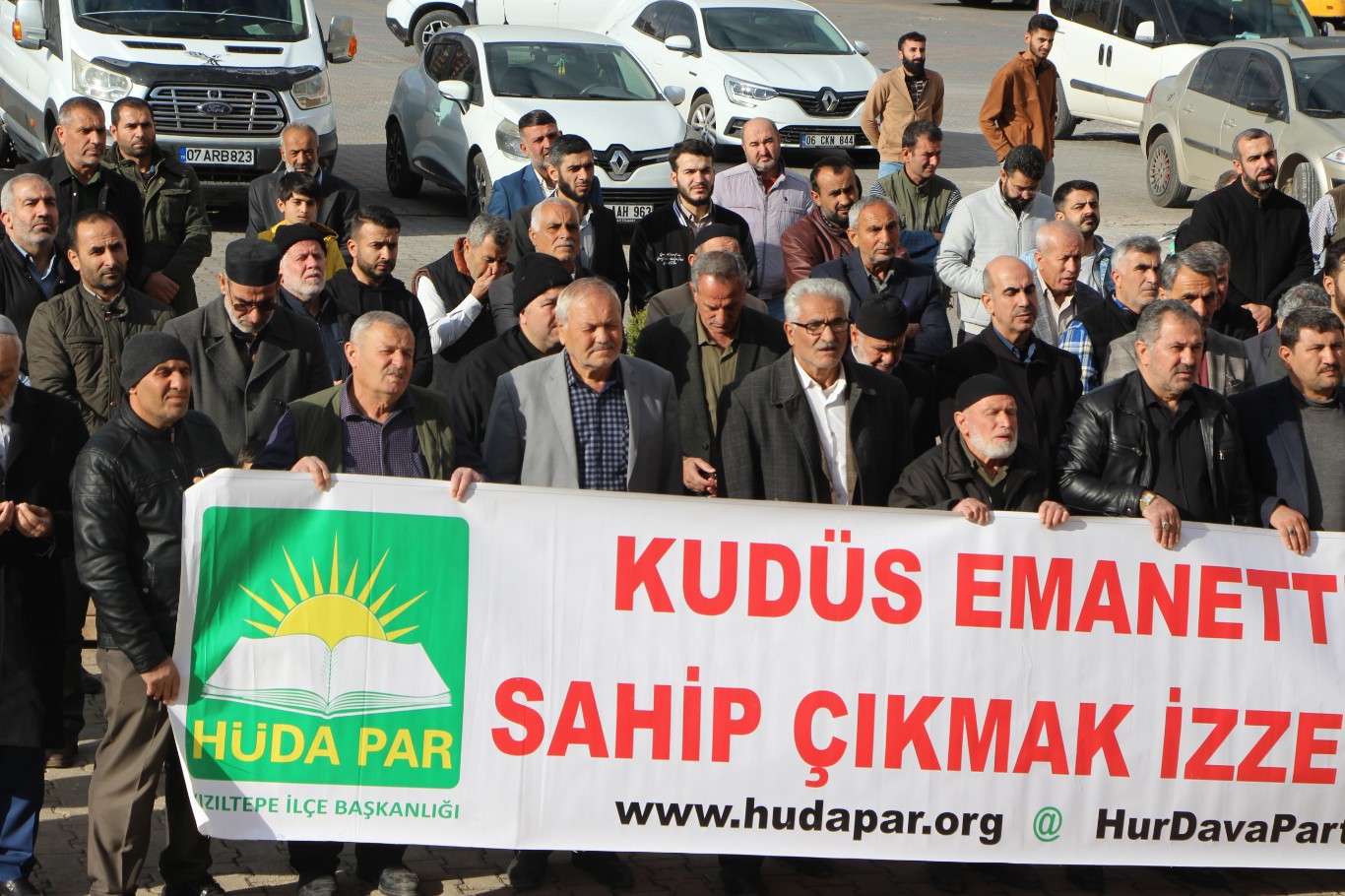 Kızıltepeliler Gazze’deki katliamı telin etti