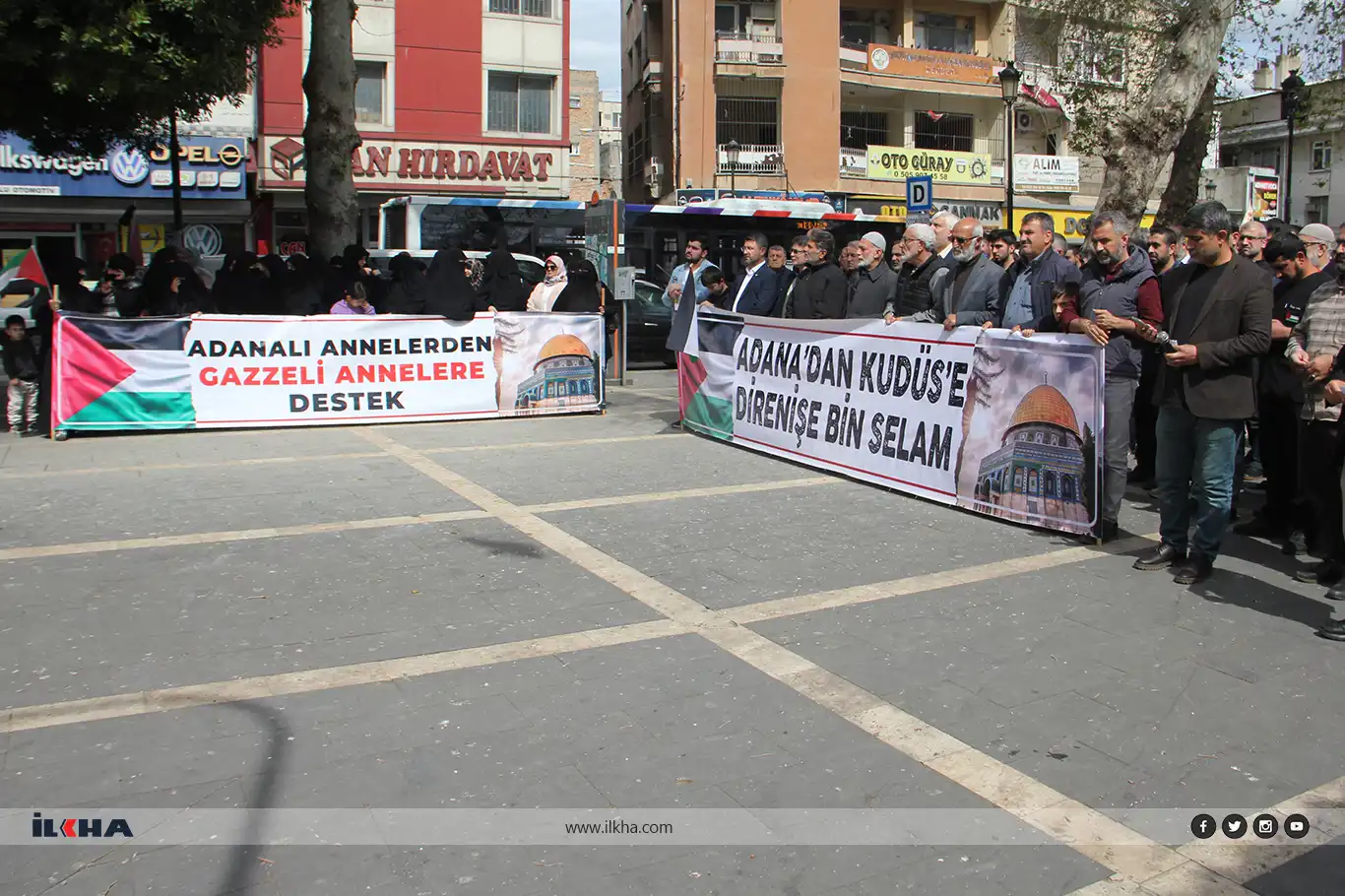 Adana stands with Palestine, condemns US-backed Israeli atrocities in Gaza