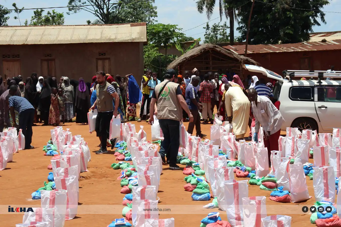 European Orphan Hand distributes food aid to hundreds of families in Burundi