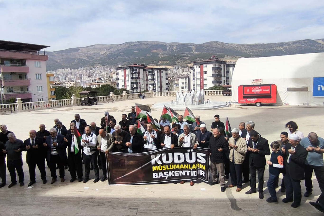 Kahramanmaraş'ta "Dünya Kudüs Günü" dolaysısıyla basın açıklaması düzenlendi