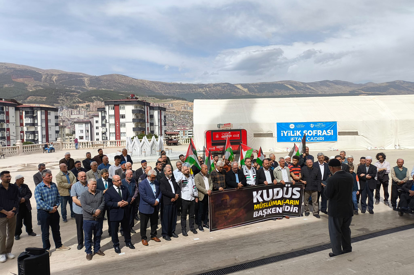 Kahramanmaraş'ta "Dünya Kudüs Günü" dolaysısıyla basın açıklaması düzenlendi