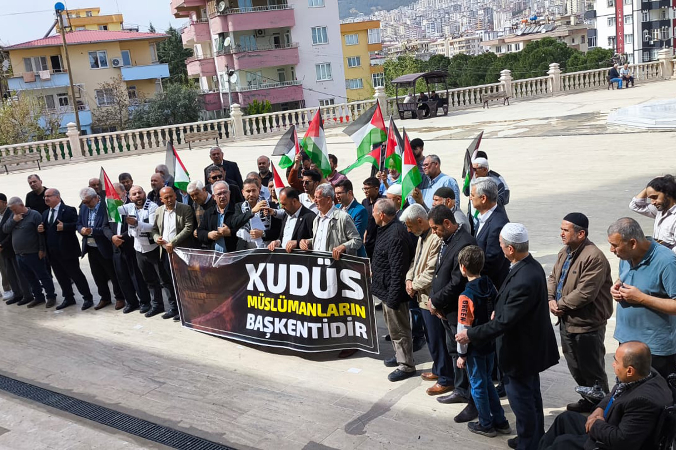 Kahramanmaraş'ta "Dünya Kudüs Günü" dolaysısıyla basın açıklaması düzenlendi
