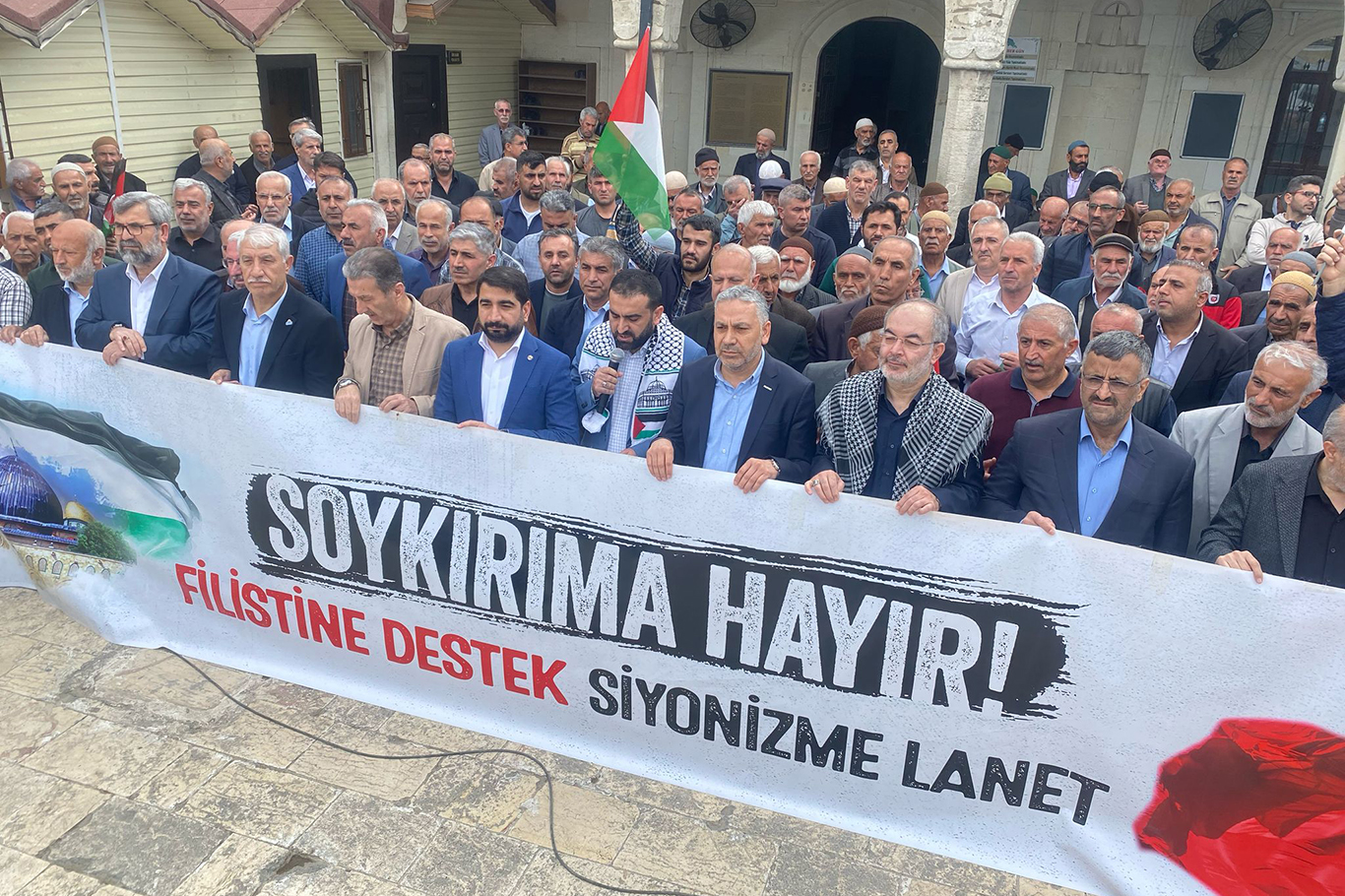 Adıyaman'da Kudüs için ses yükseldi: Kudüs'ün kurtuluşu için mücadele edin
