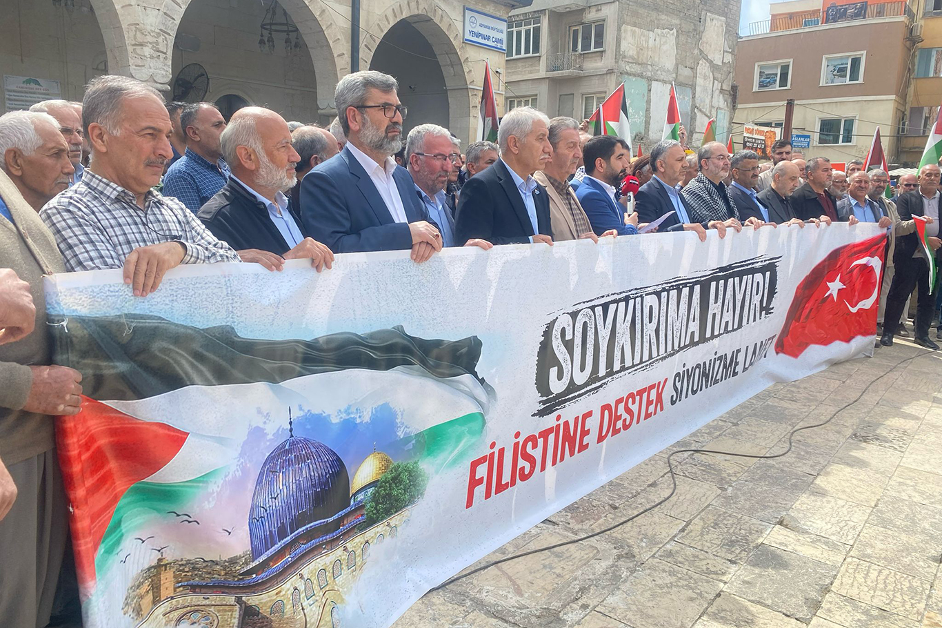 Adıyaman'da Kudüs için ses yükseldi: Kudüs'ün kurtuluşu için mücadele edin