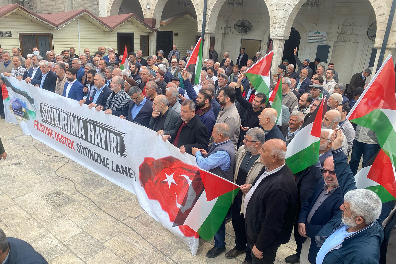 Adıyaman'da Kudüs için ses yükseldi: Kudüs'ün kurtuluşu için mücadele edin