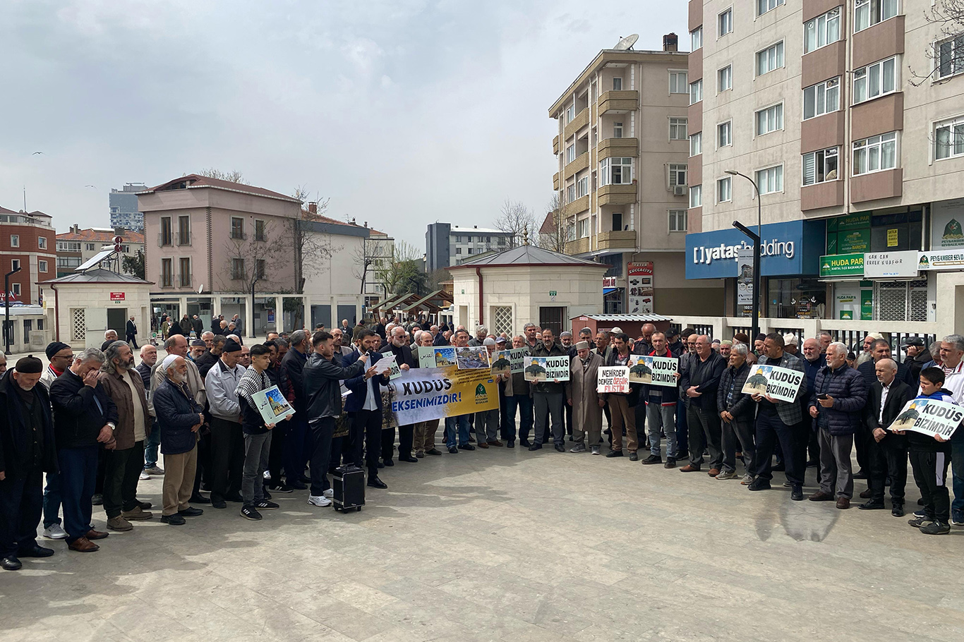 İstanbul'da 5 ilçede eş zamanlı "Dünya Kudüs Günü" açıklaması