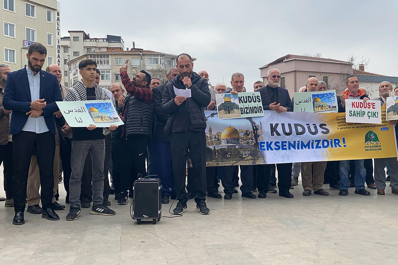 İstanbul'da 5 ilçede eş zamanlı "Dünya Kudüs Günü" açıklaması