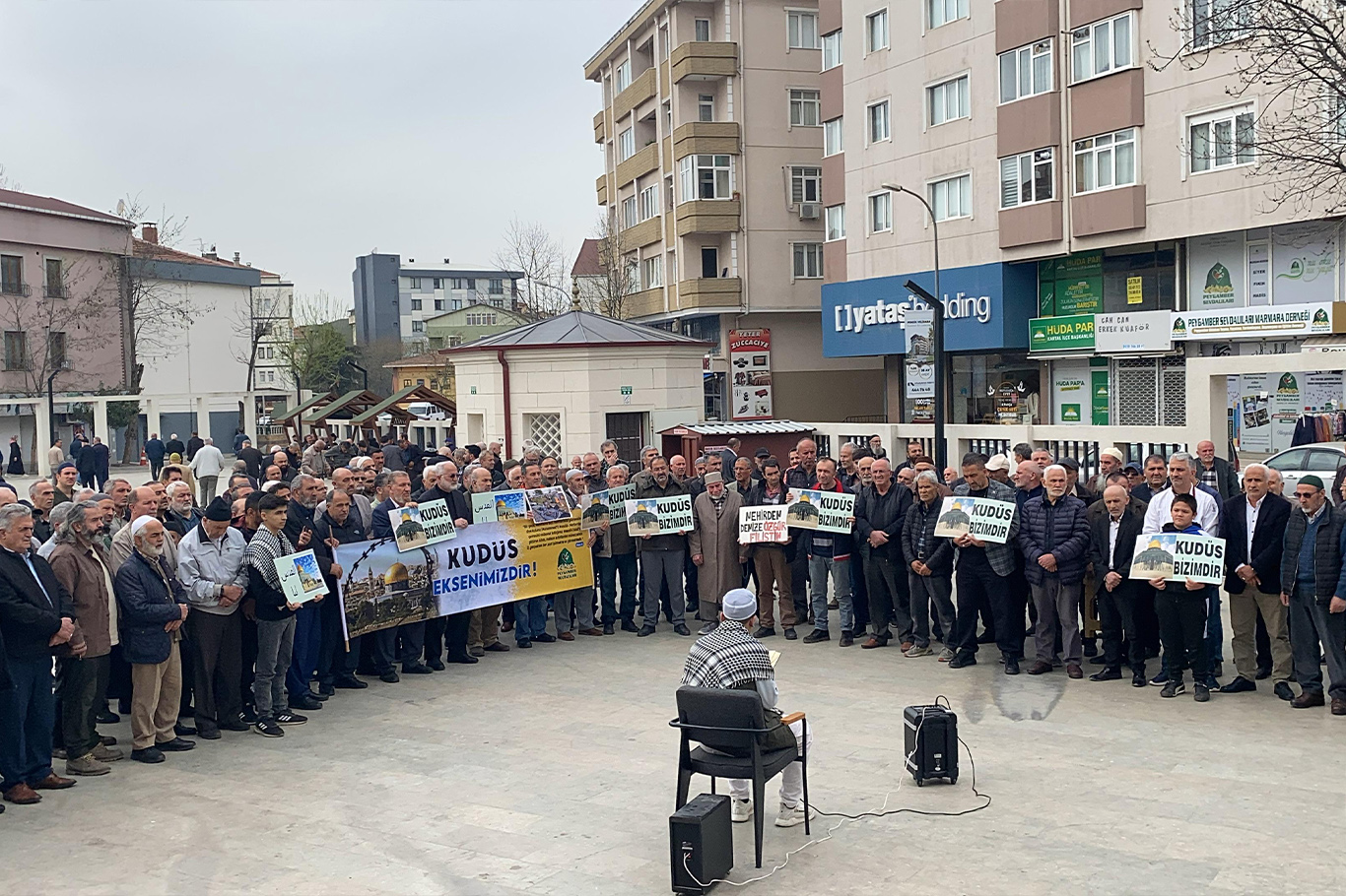 İstanbul'da 5 ilçede eş zamanlı "Dünya Kudüs Günü" açıklaması