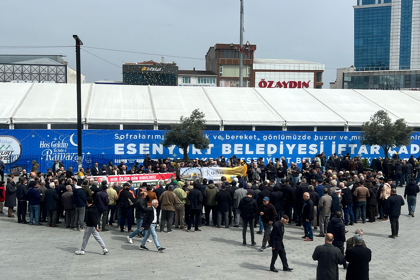 İstanbul'da 5 ilçede eş zamanlı "Dünya Kudüs Günü" açıklaması