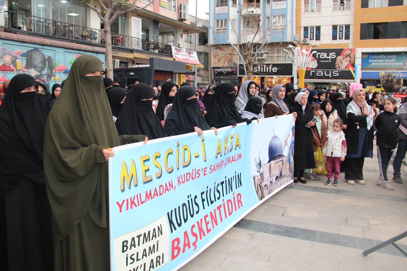 Batmanlılar, Dünya Kudüs Günü'nde Kudüs için mücadeleye destek vereceklerini açıkladı