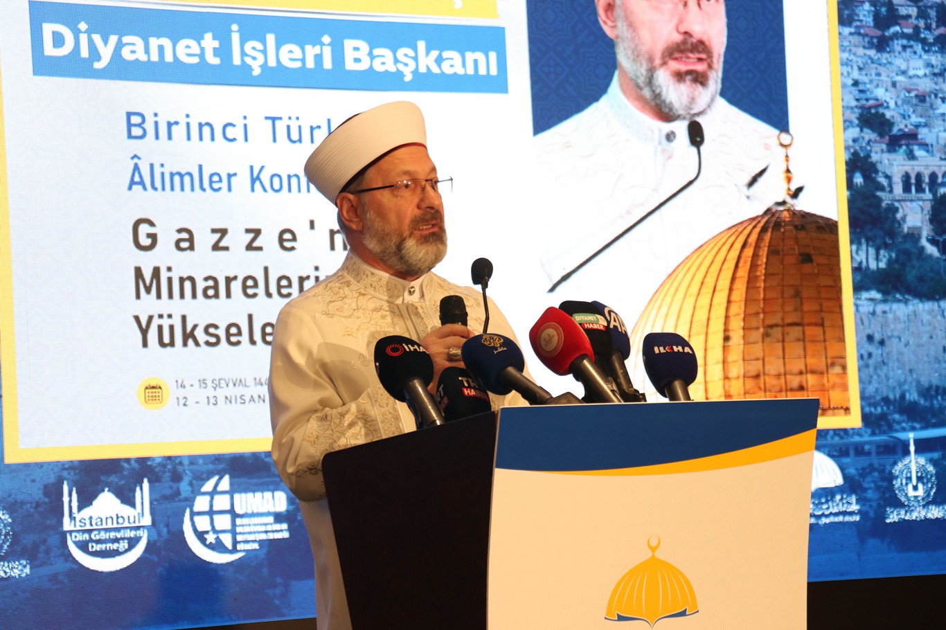 Erbaş: Filistin'e barışın gelmesi için yapmamız gerekenler yaptıklarımızdan daha fazladır"