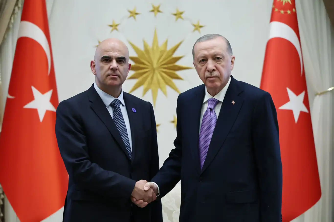 Cumhurbaşkanı Erdoğan, Avrupa Konseyi Genel Sekreteri Berset’i kabul etti