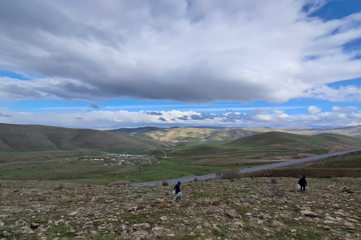 Ağrı'da baharın güzellikleri canlandı
