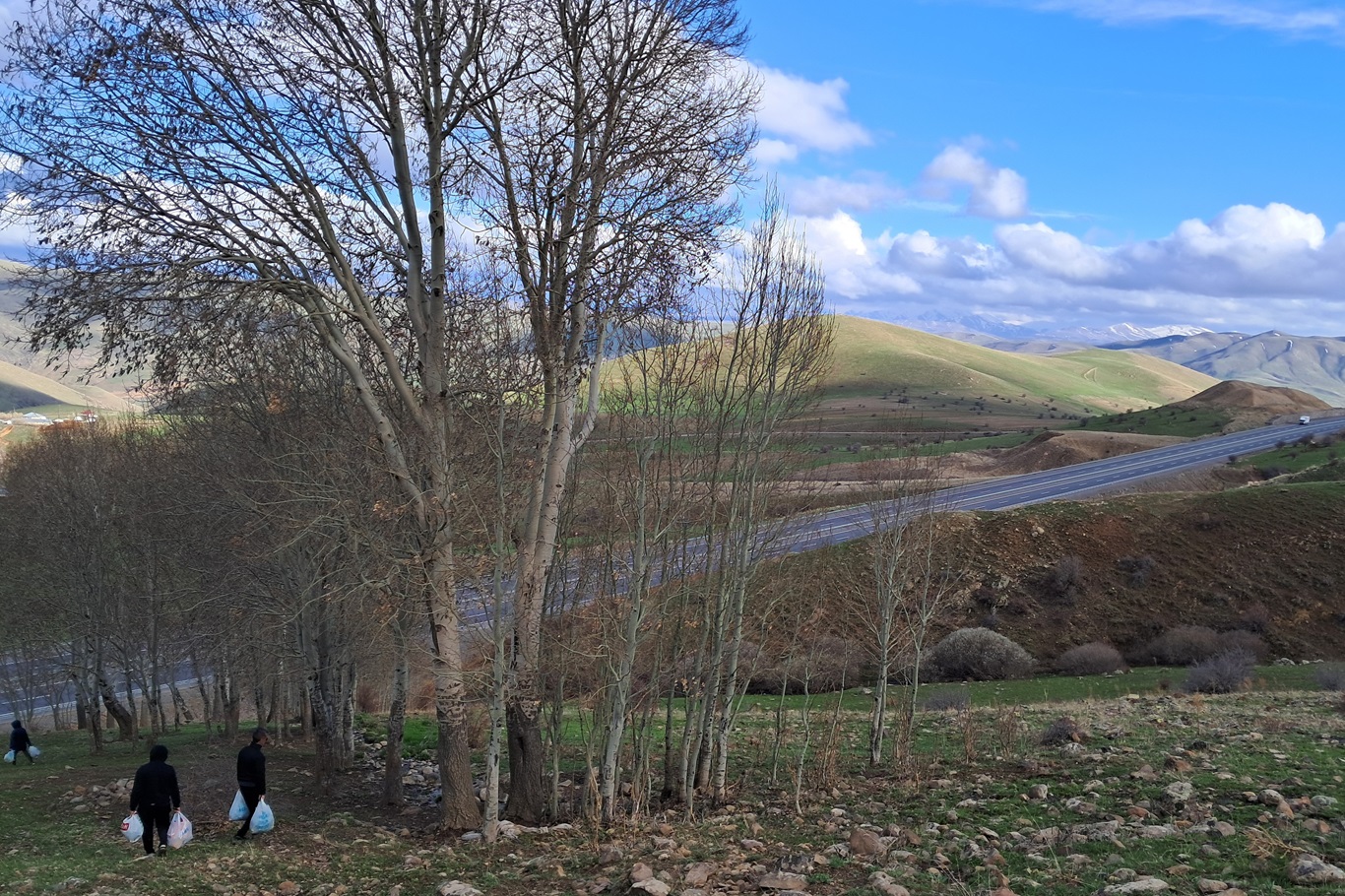 Ağrı'da baharın güzellikleri canlandı