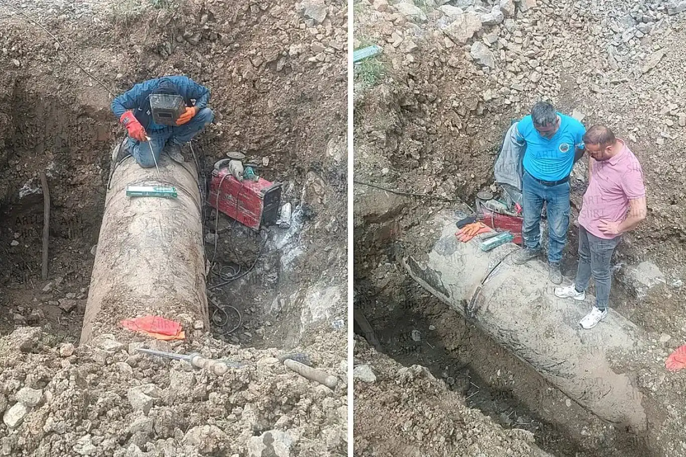 Siirt’te su kesintisine neden olan arıza giderildi Siirt’te su kesintisine neden olan arıza giderildi