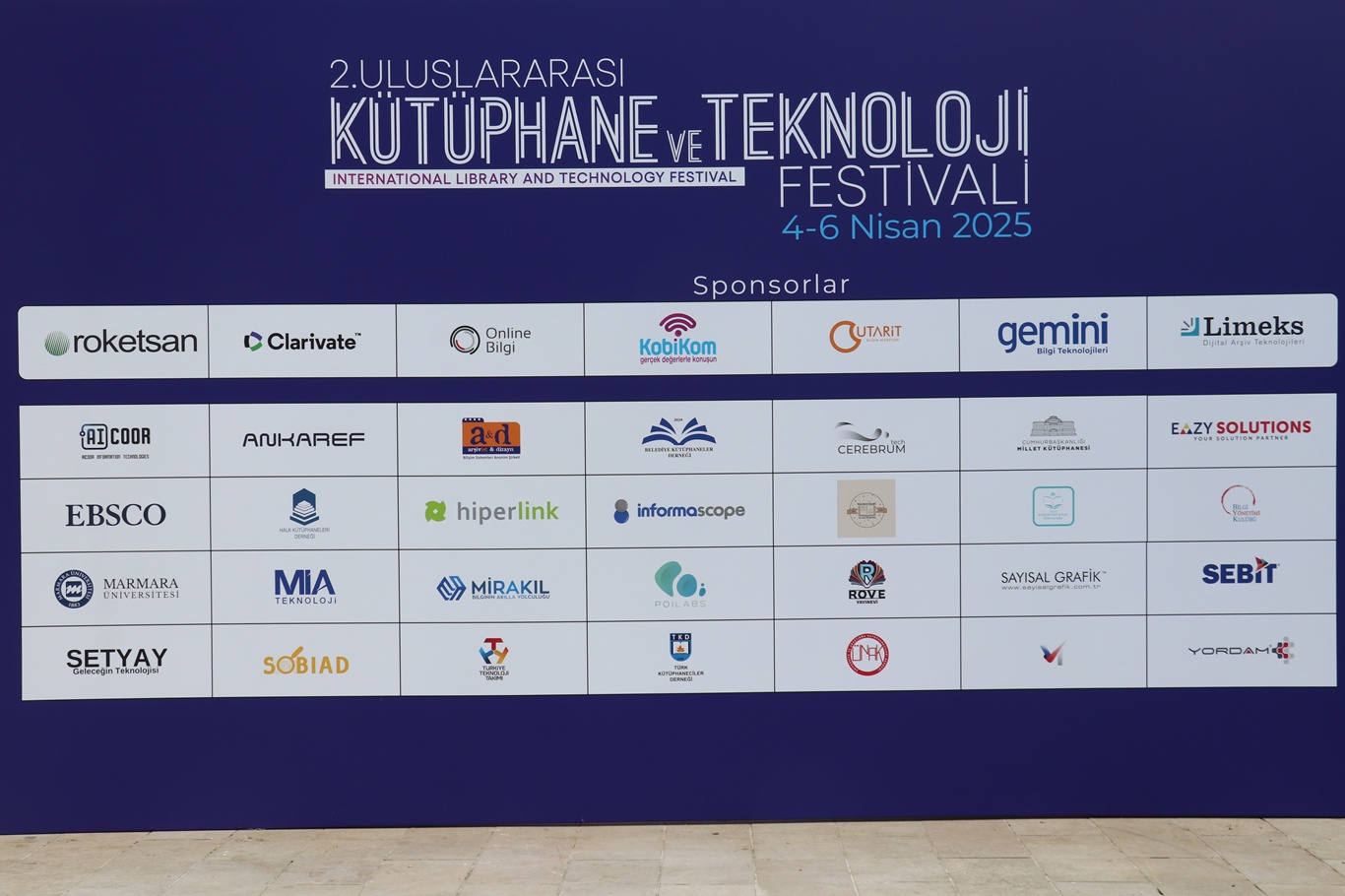2. Uluslararası Kütüphane ve Teknoloji Festivali İstanbul'da başladı