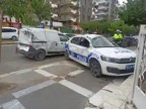 Şanlıurfa’da polis aracının karıştığı kazada 2 kişi yaralandı