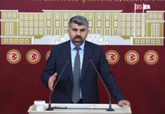 HÜDA PAR MP Faruk Dinç demands full ban on Israeli-linked products in Turkish parliament