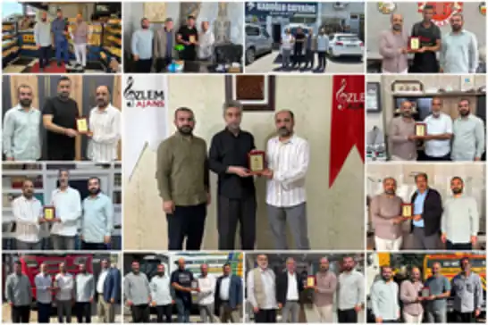Peygamber Sevdalılarından Diyarbakır'daki işletmelere teşekkür plaketi
