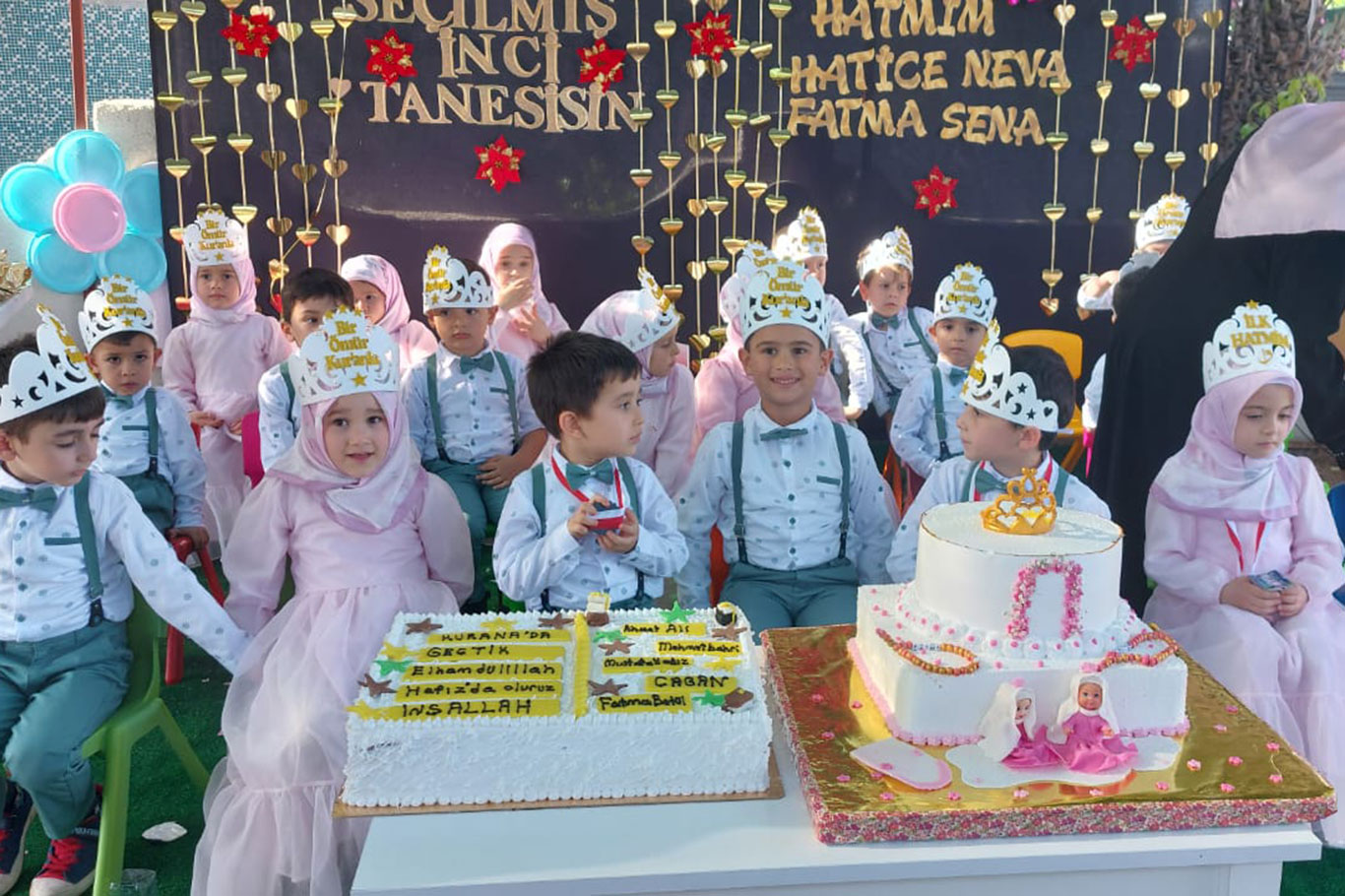 Anamurlu minikler Kur'an ile taçlandı Anamurlu minikler Kur'an ile taçlandı