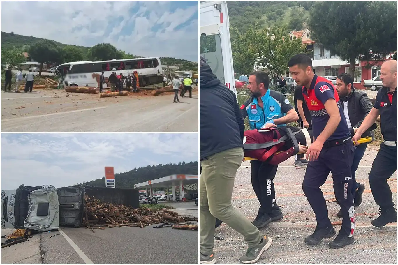 Çanakkale'de zincirleme kaza: 8 ölü çok sayıda yaralı var Çanakkale'de zincirleme kaza: 8 ölü çok sayıda yaralı var