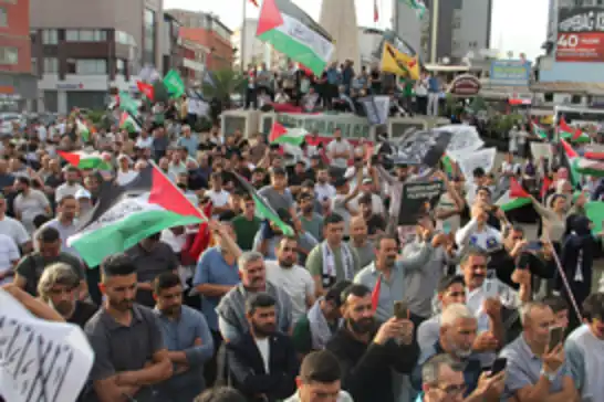 Adana rises for Gaza: Massive rally denounces Israeli genocide, calls for unified Muslim action