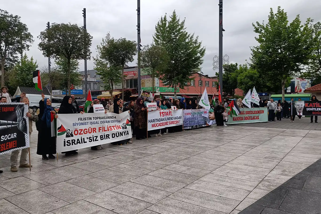 Sakarya'da Filistin'e destek Sakarya'da Filistin'e destek