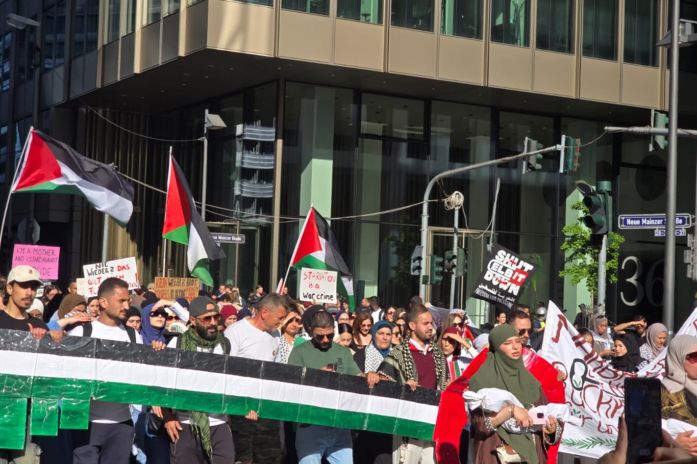 Stop the genocide: Frankfurt protesters denounce Israel, demand action Stop the genocide: Frankfurt protesters denounce Israel, demand action