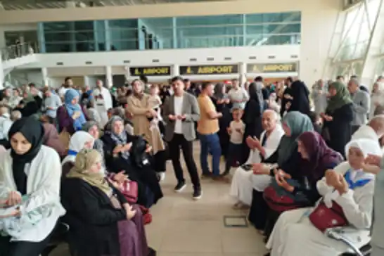 Adıyaman'da ilk hac kafilesi yola çıktı