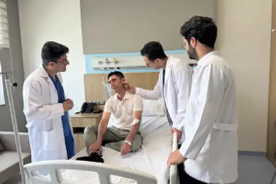 Gaziantep'te kopan kulak memesi yerine dikildi