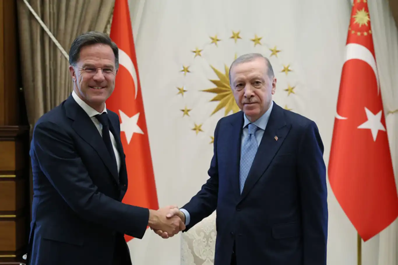 Turkish President Erdoğan meets NATO Chief Rutte in Ankara