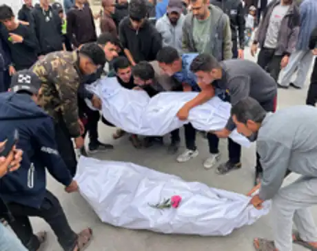 56 شهيدًا بمجازر وحشية يرتكبها الاحتلال في خان يونس