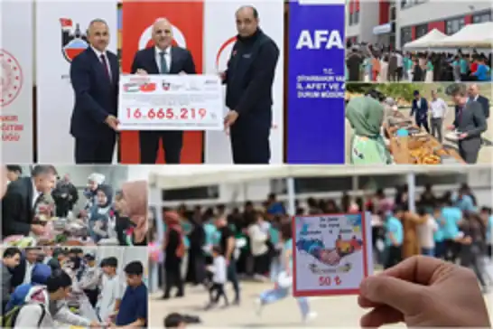 Xwendekarên Diyarbekirê 16 milyon lîre alîkarî didin Xezzeyê