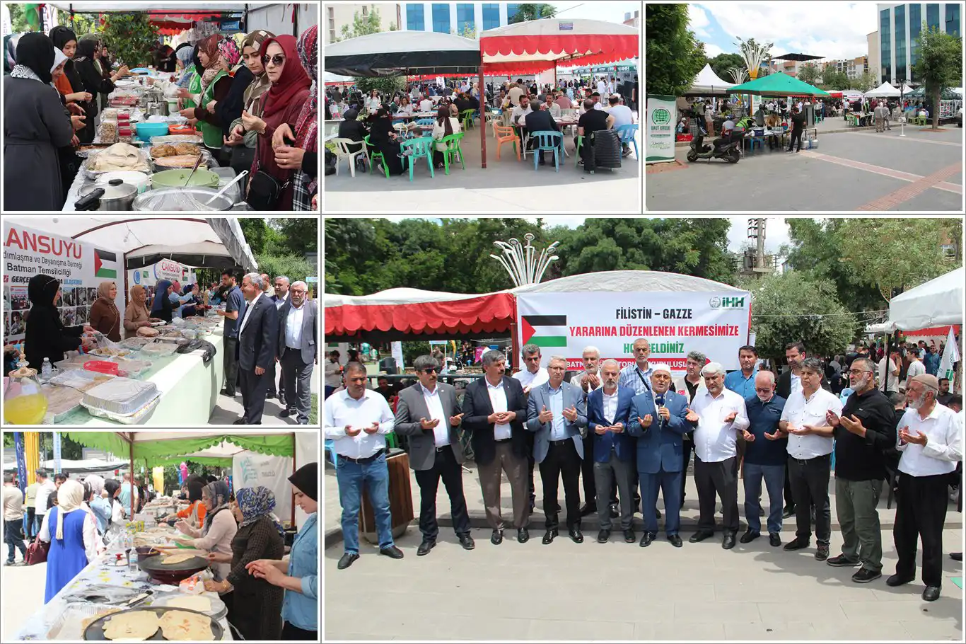 Batman'da Gazze'ye destek için 4 gün sürecek kermes açıldı