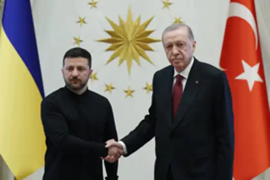 Ukrayna Devlet Başkanı Zelenskiy Beştepe'de