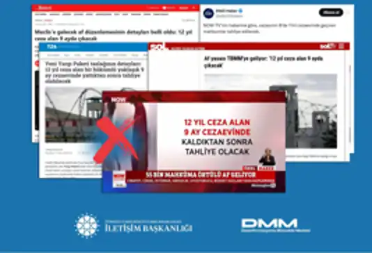 DMM, "12 yıl ceza alan biri 9 ay hapis yatıp çıkacak" iddiası doğru değil"