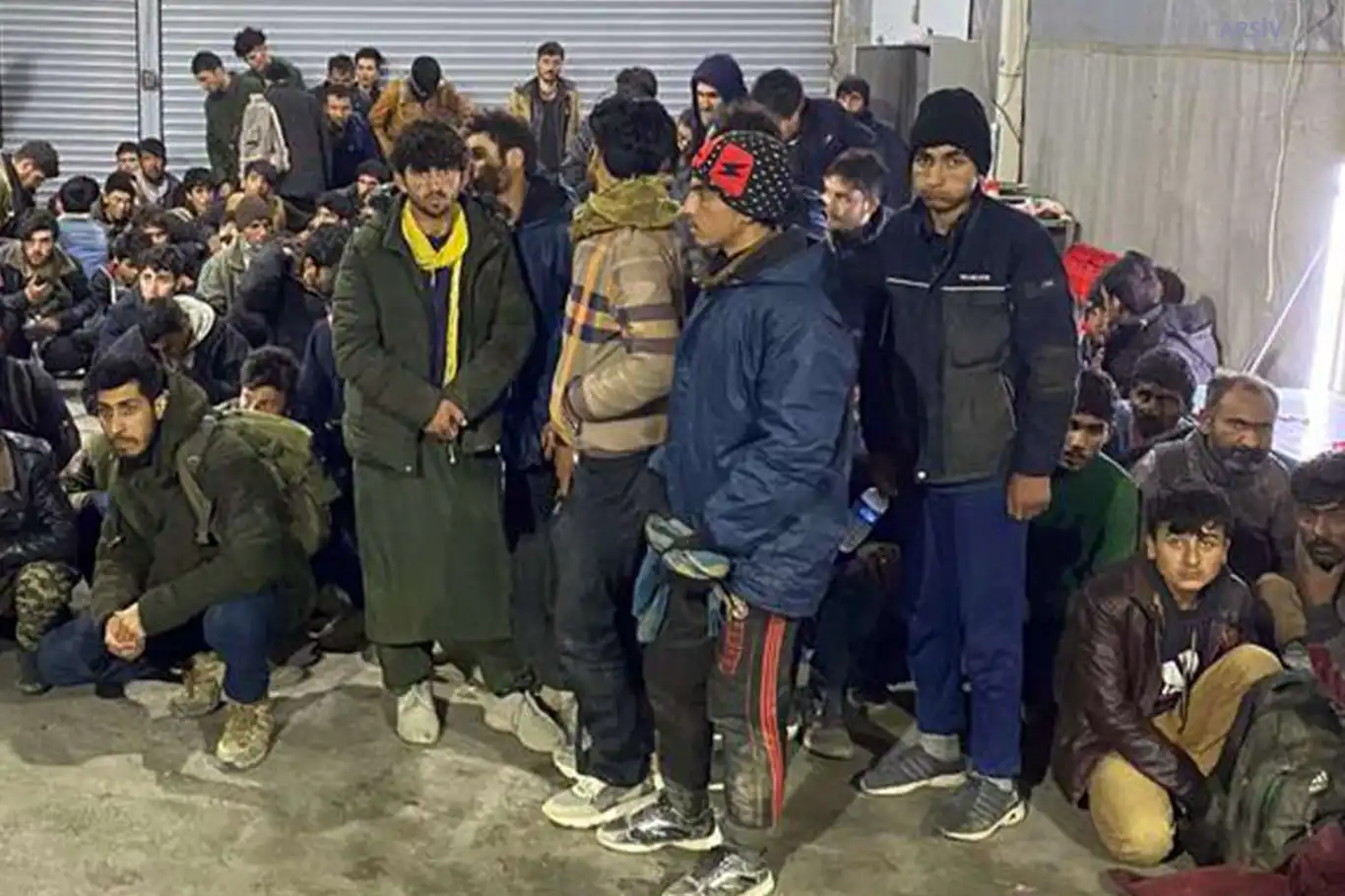 Hatay'da düzensiz göçmen operasyonu Hatay'da düzensiz göçmen operasyonu