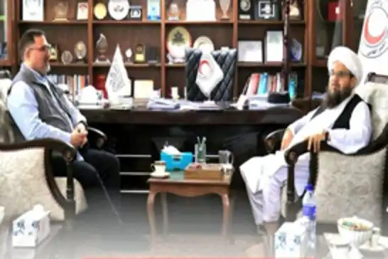Afghan, Qatari red crescent officials discuss strengthening humanitarian cooperation