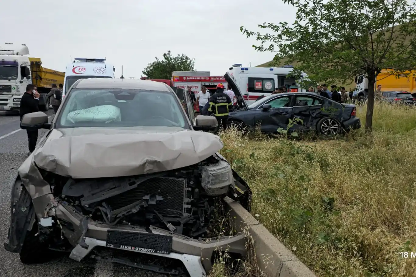 Diyarbakır'da trafik kazası: 3 yaralı Diyarbakır'da trafik kazası: 3 yaralı