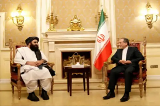 Afghan Foreign Minister meets Iranian President in Tehran