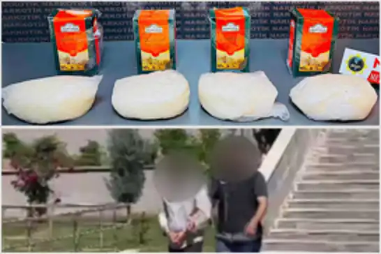 Batman'da otobüste 4 kilo metamfetamin ele geçirildi