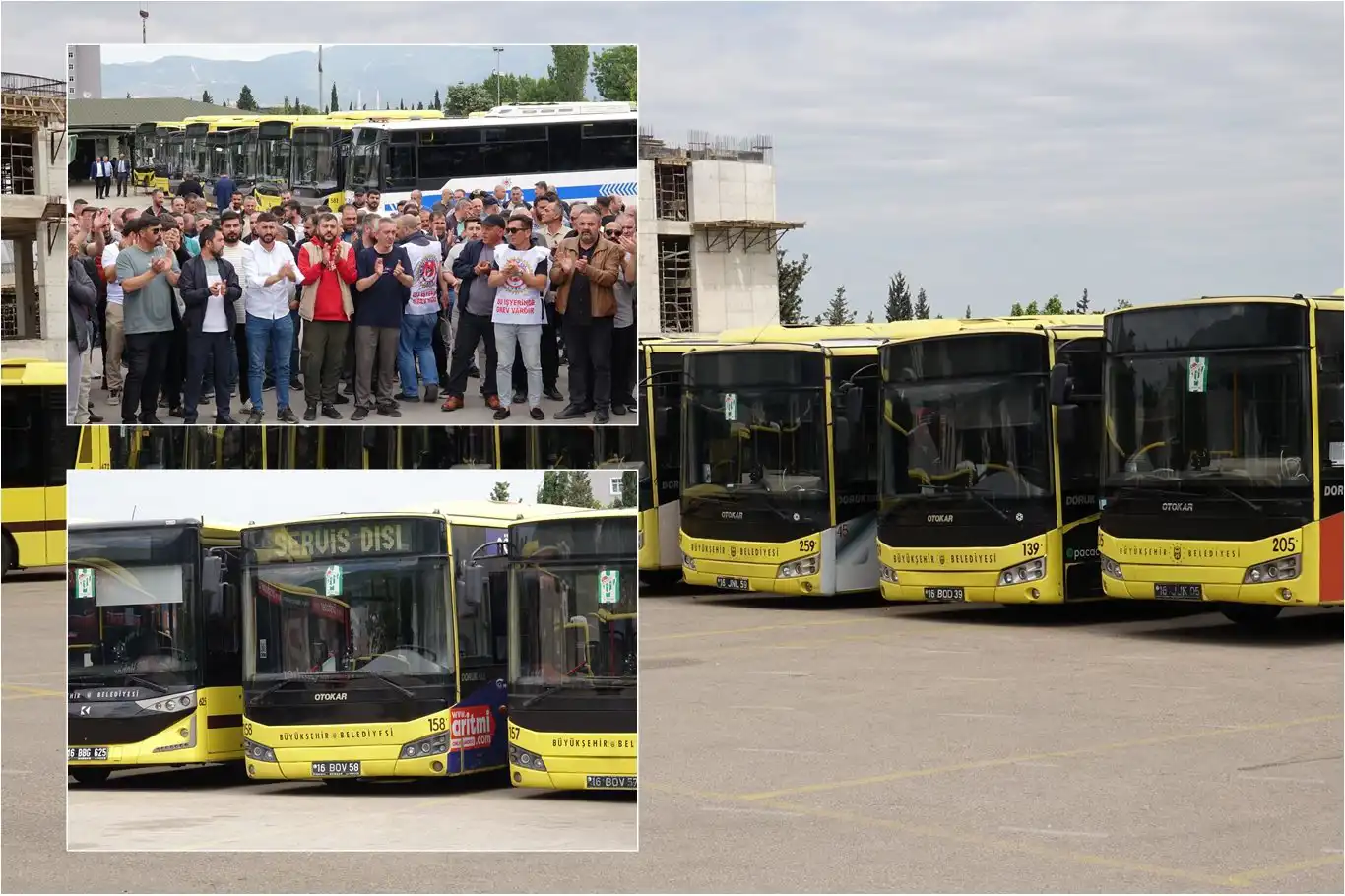 Bursa'da ulaşım krizi: Anlaşma sağlanamadı, ulaşım stajyer ve ring seferlerine kaldı