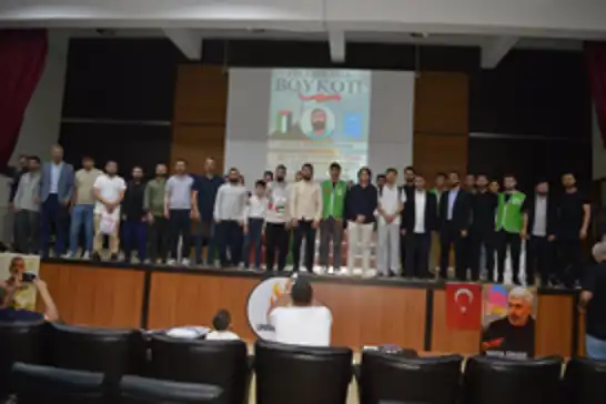"Fiilî Bir Dua: Boykot" konferansı Siirt Üniversitesi’nde gerçekleştirildi