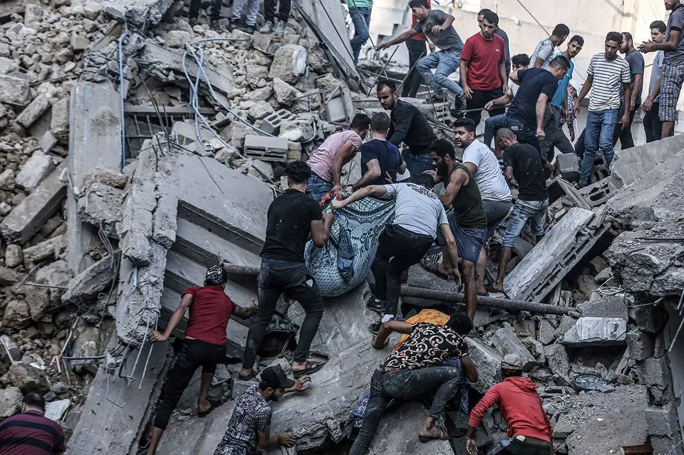 Gaza bleeds again: Israeli occupation massacres dozens in relentless bombing campaign Gaza bleeds again: Israeli occupation massacres dozens in relentless bombing campaign