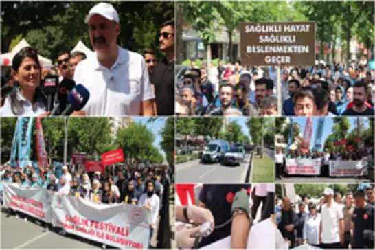 Batman'da sağlıklı yaşam için yürüyüş yapıldı