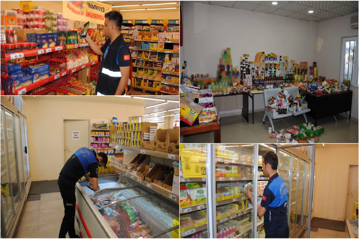 Şanlıurfa'da market denetiminde tarihi geçmiş gıda ürünleri ele geçirildi