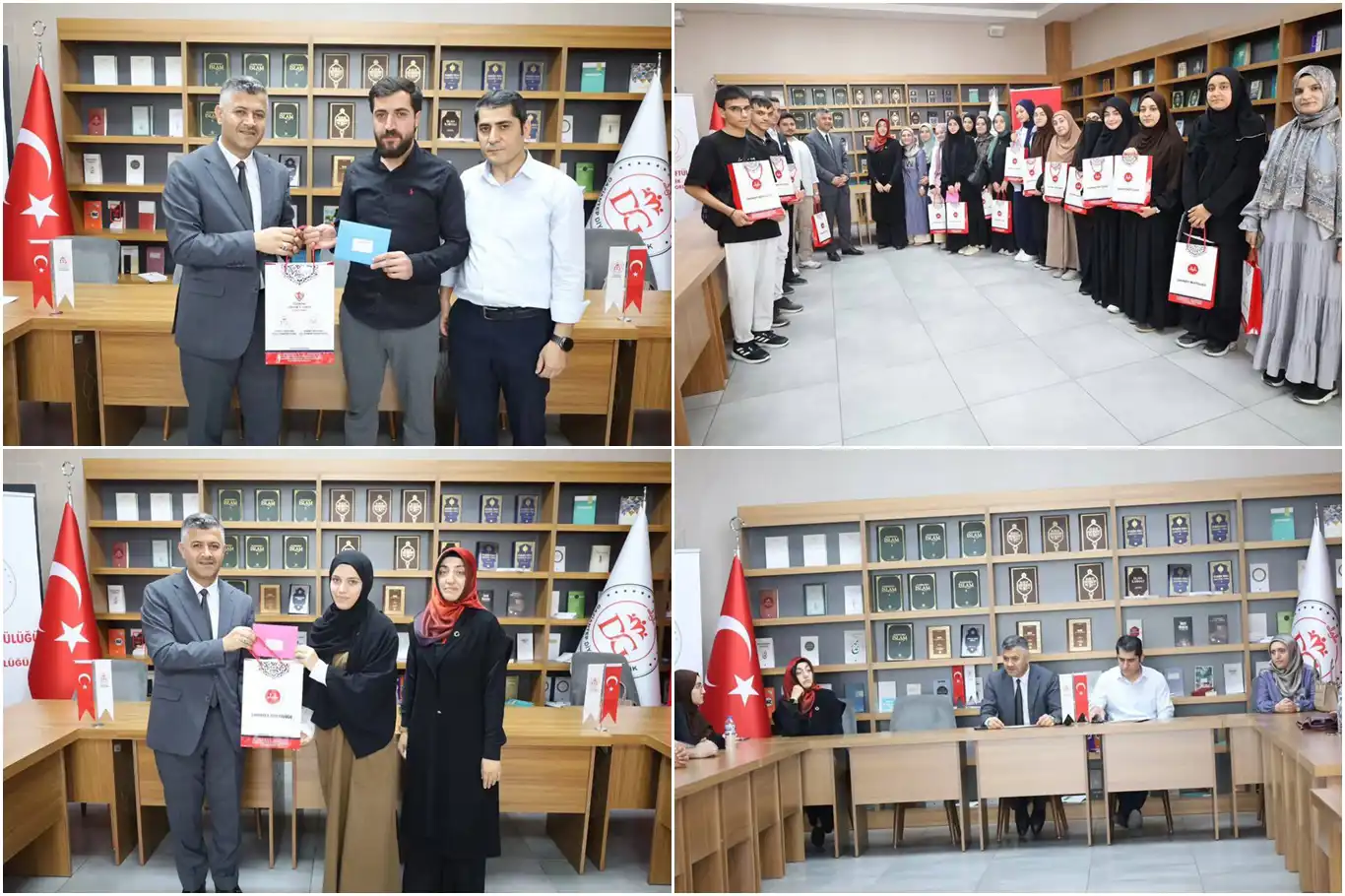 Umre ödüllü bilgi yarışmasında dereceye giren öğrenciler ödüllendirildi Umre ödüllü bilgi yarışmasında dereceye giren öğrenciler ödüllendirildi
