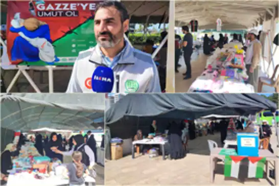 Malatya'da "Gazze'ye Umut Ol" kermesi düzenlendi