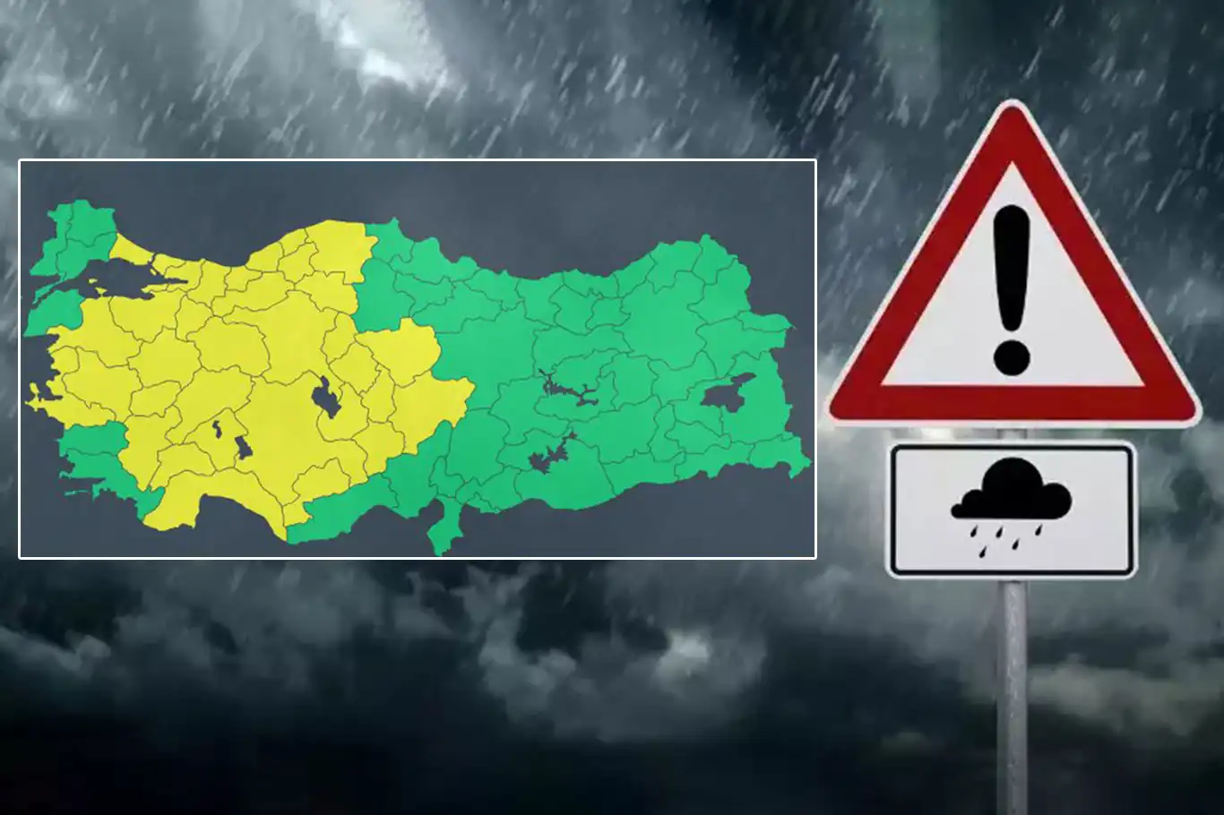 Meteoroloji'den 34 ile sarı kodlu uyarı! Meteoroloji'den 34 ile sarı kodlu uyarı!